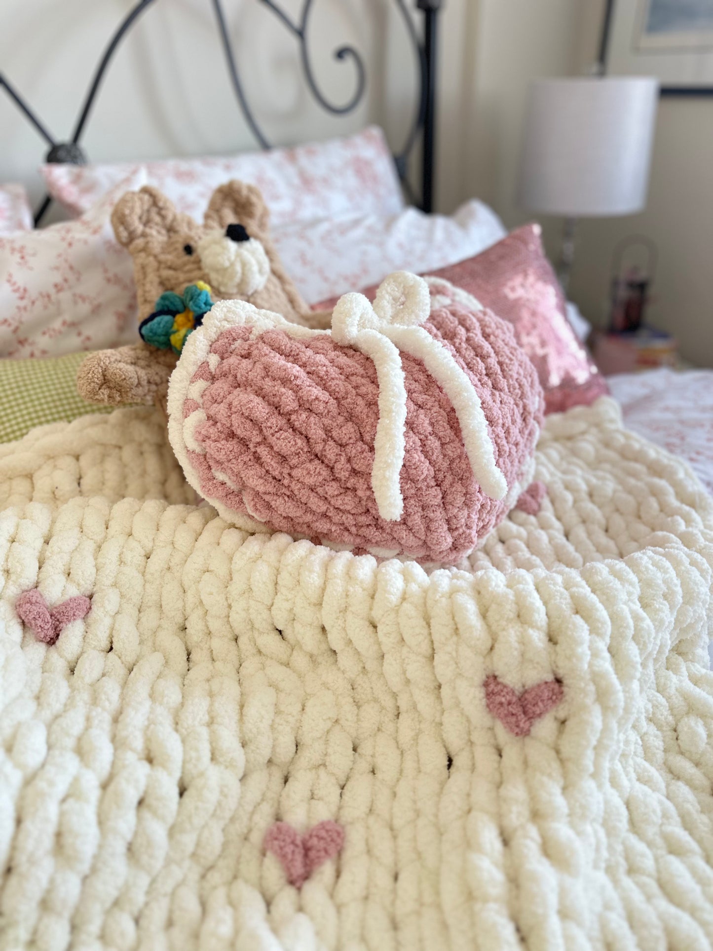 Flutterheart Pillow